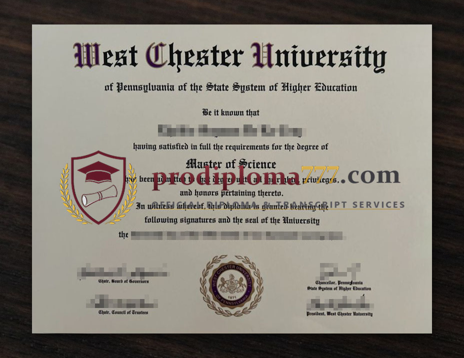 West Chester University Diploma