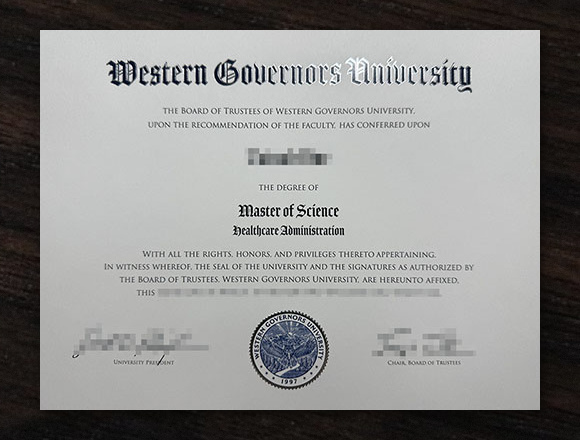 Western Governors University Diploma